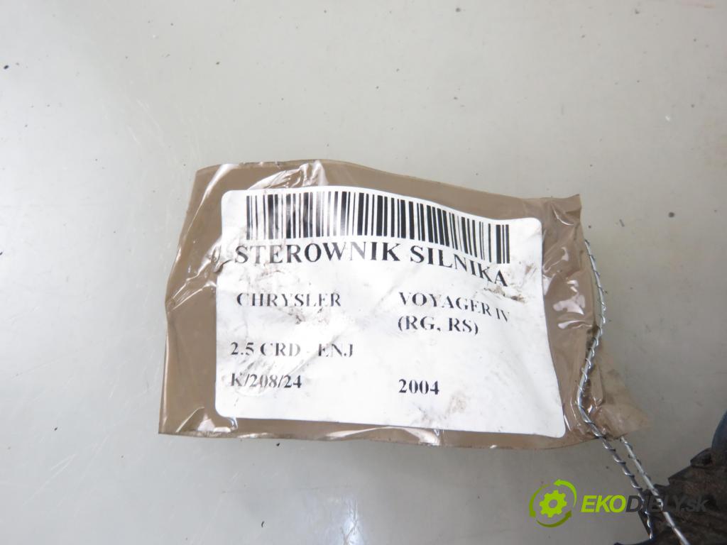 CHRYSLER VOYAGER IV (RG, RS) MINIVAN 2004 105,00 2.5 CRD 143 - ENJ 2499,00 Riadiaca jednotka Motor P04727667AC ; 0281011447