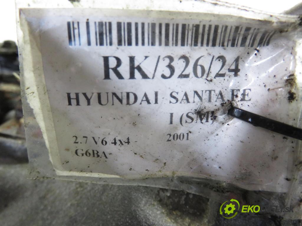 HYUNDAI SANTA FÉ I (SM) SUV 2001 127,00 2.7 V6 4x4 - G6BA 2656,00 Prevodovka automatická S1SCD