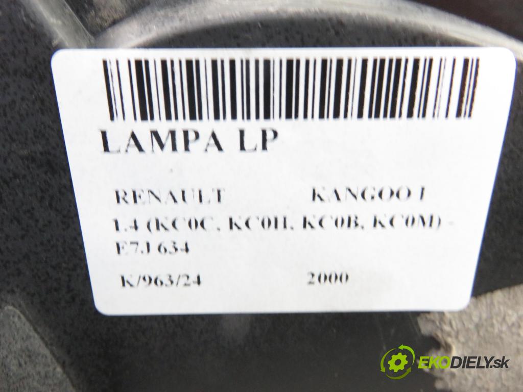 RENAULT KANGOO (KC0/1_) KOMBIVAN 2000 55,00 1.4 8V 75 - E7J 634 1390,00 Svetlo LP