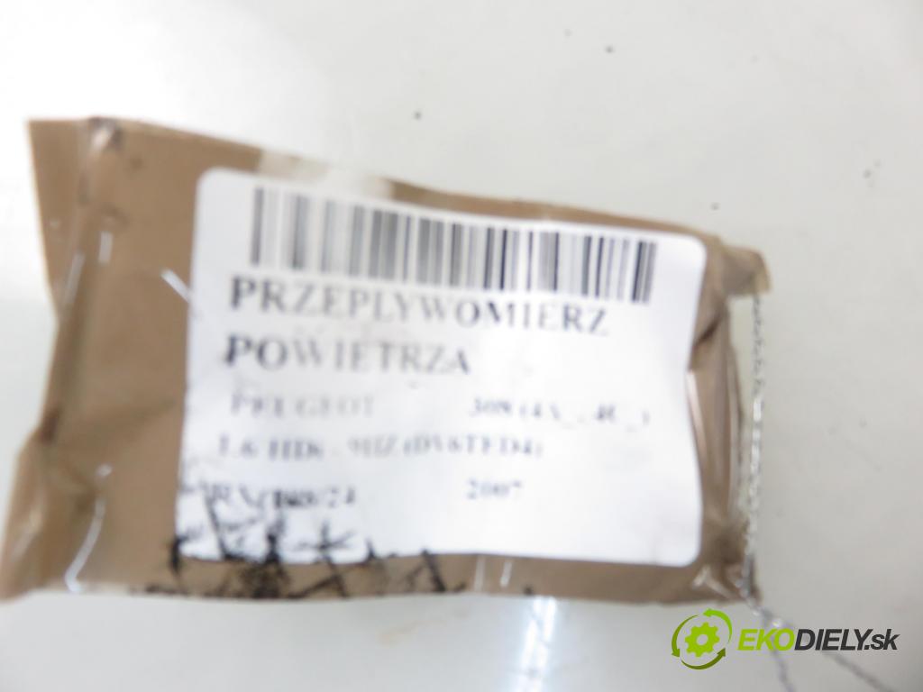 PEUGEOT 308 (4A_, 4C_) HB 2007 80,00 1.6 HDi - 9HZ (DV6TED4) 1560,00 váha vzduchu vzduchu 9650010780 ; 72834204
