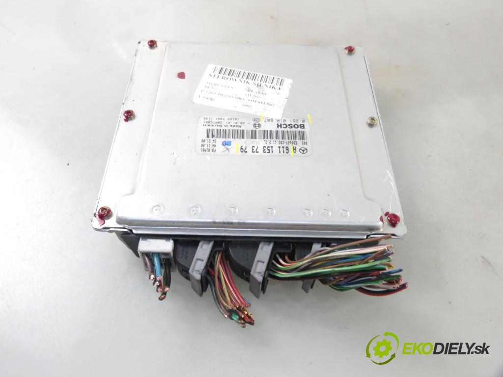 MERCEDES-BENZ KLASA C (W203) SEDAN 2002 105,00 C 220 CDI 143 - OM 611.962 2148,00 Riadiaca jednotka Motor 6111537379 ; 0281010607