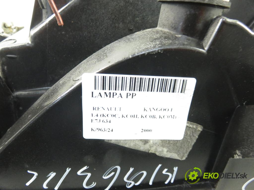 RENAULT KANGOO (KC0/1_) KOMBIVAN 2000 55,00 1.4 8V 75 - E7J 634 1390,00 Svetlo PP