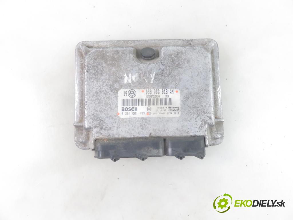VW GOLF IV (1J1) HB 1998 66,00 1.9 TDI 90 - ALH 1896,00 Riadiaca jednotka Motor 038906018AN ; 0281001733