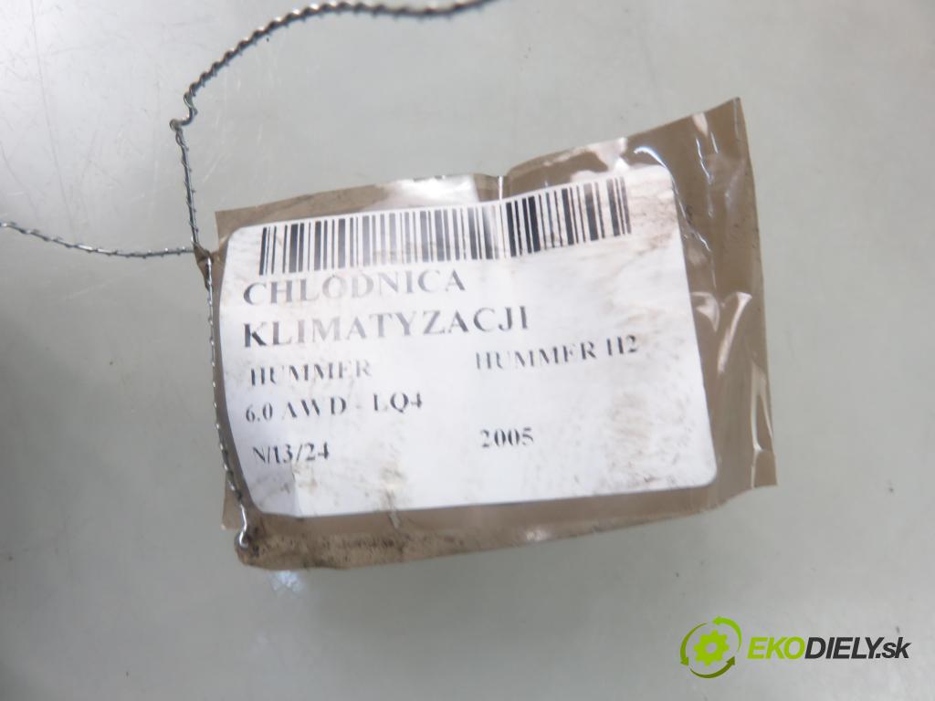 HUMMER HUMMER H2 SUV 2005 249,00 6.0 AWD - LQ4 5967,00 chladič klimatizácie 10358952 (Chladiče klimatizácie)
