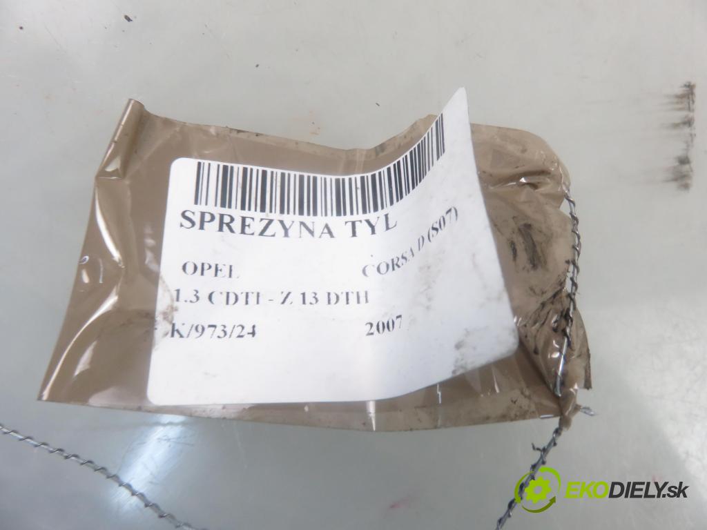 OPEL CORSA D (S07) HB 2007 66,00 1.3 CDTI 90 - Z 13 DTH 1248,00 Pružina zadné 