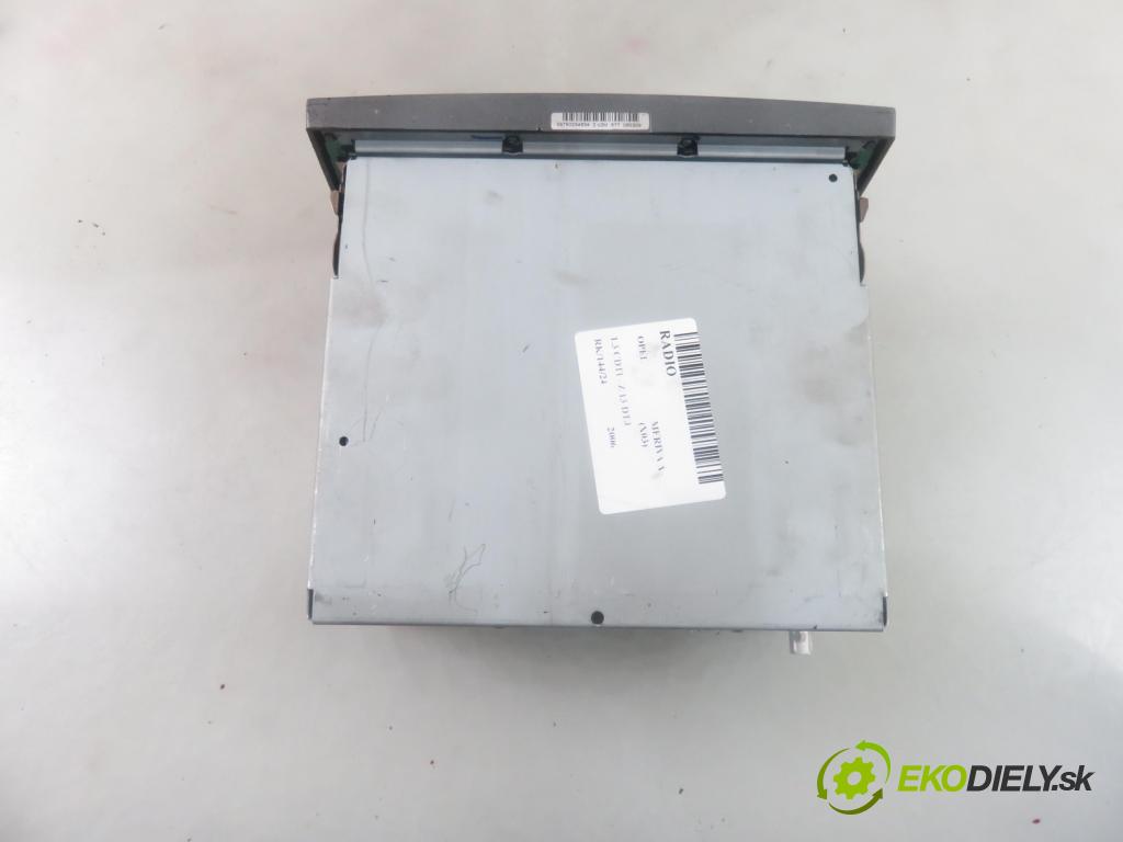 OPEL MERIVA A nadwozie wielkoprzestrzenne (MPV) (X03) MINIVAN 2006 55,00 1.3 CDTI - Z 13 DTJ 1248,00 RADIO CD 13190853