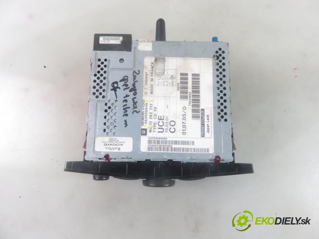 OPEL ASTRA H GTC (L08) HB 2007 74,00 1.7 CDTi - Z 17 DTH 1686,00 RADIO CD 13262751 ; 383555646