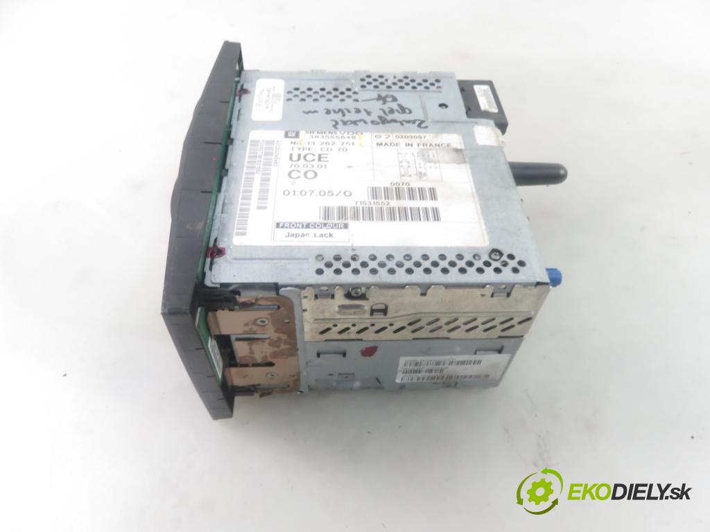 OPEL ASTRA H GTC (L08) HB 2007 74,00 1.7 CDTi - Z 17 DTH 1686,00 RADIO CD 13262751 ; 383555646
