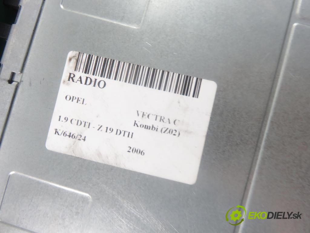OPEL VECTRA C Kombi (Z02) KOMBI 2006 110,00 1.9 CDTI - Z 19 DTH 1910,00 RADIO CD 13188477