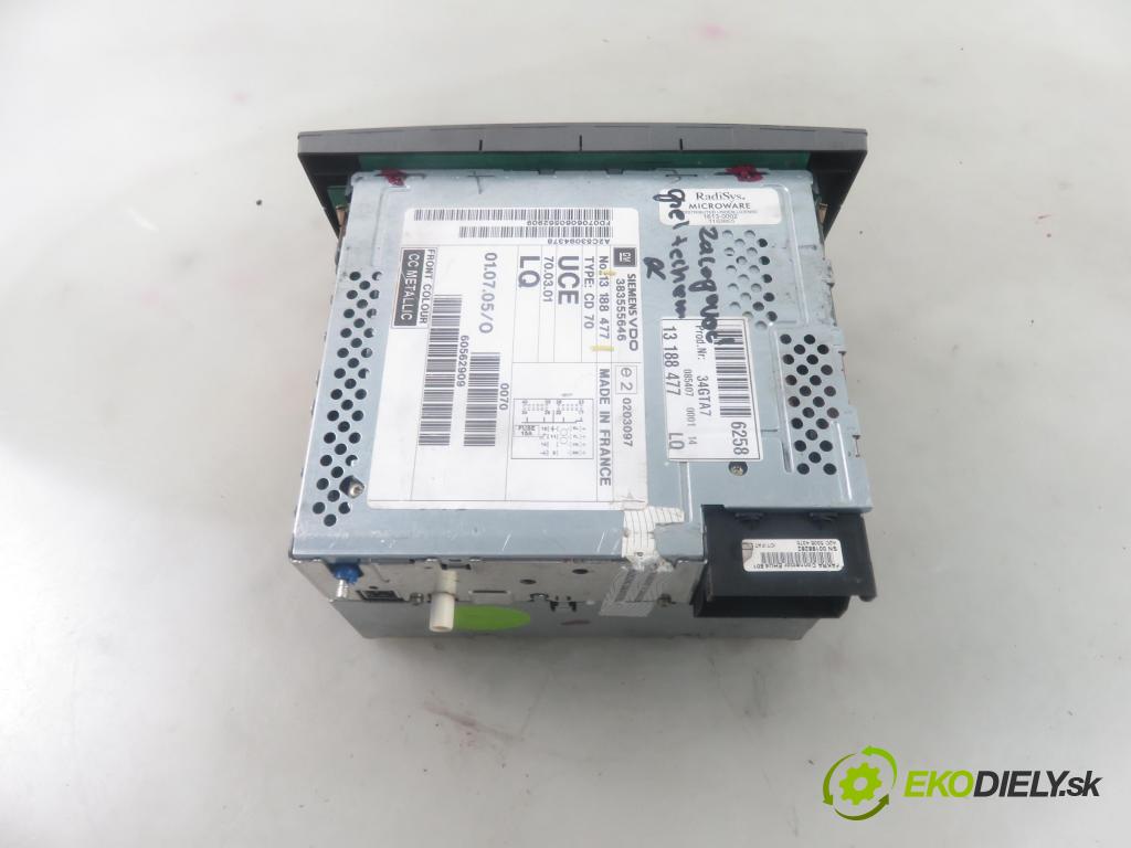 OPEL VECTRA C Kombi (Z02) KOMBI 2006 110,00 1.9 CDTI - Z 19 DTH 1910,00 RADIO CD 13188477
