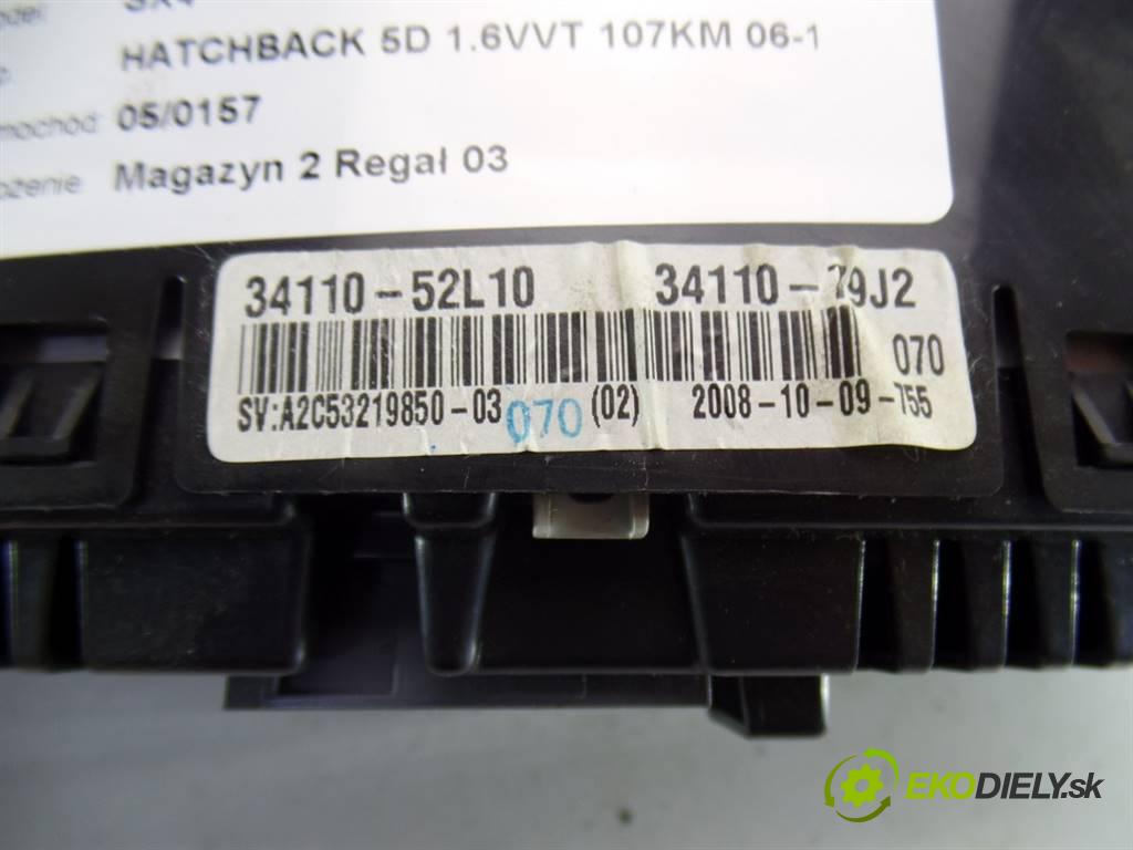 Suzuki SX4  2009  HATCHBACK 5D 1.6VVT 107KM 06-14 1600 prístrojovka 34110-52L10 (Přístrojové desky, displeje)