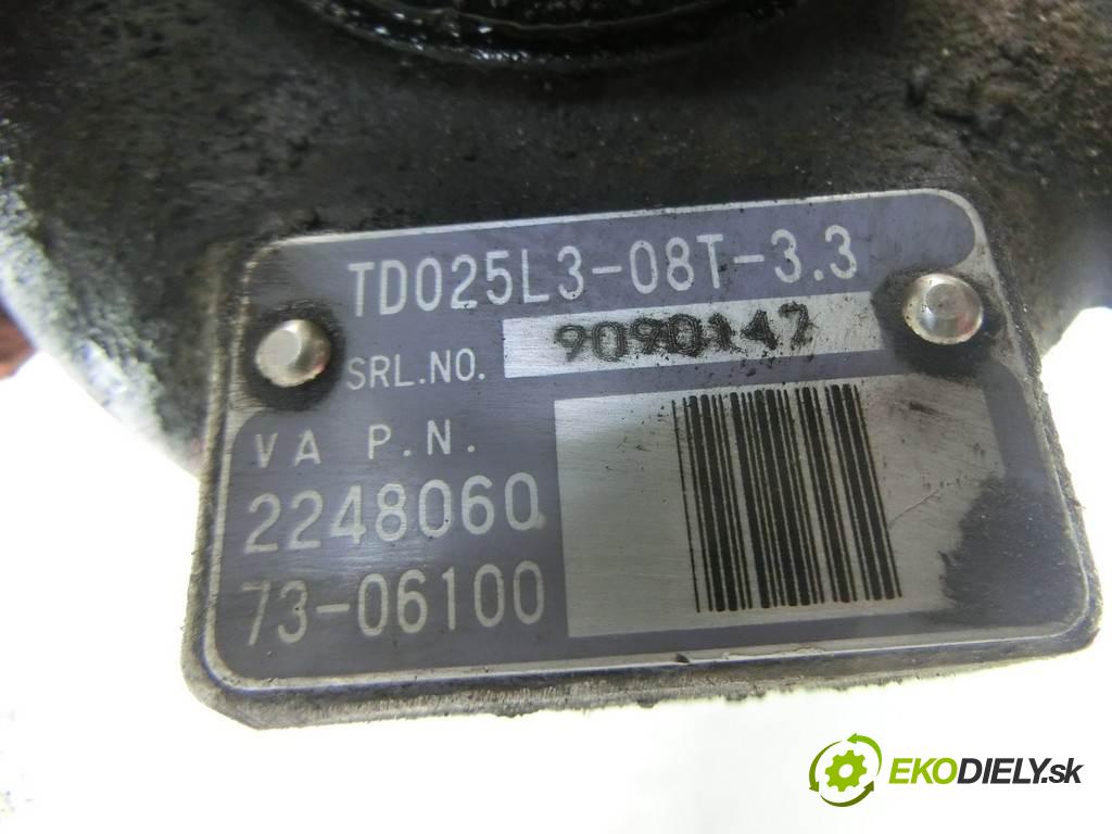 Rover 75  2000  SEDAN 4D 2.0CDTI 131KM 98-04 2000 Turbodúchadlo,turbo TD025L3-08T-3.3 2248060 (Turbodúchadlá (kompletné))