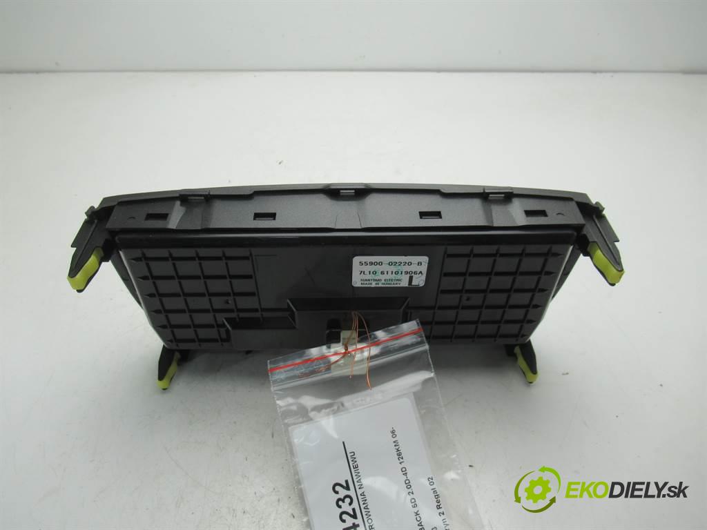 Toyota Auris   2008  HATCHBACK 5D 2.0D-4D 126KM 06-13 2000 Panel ovládania kúrenia 55900-02220-B (Prepínače, spínače, tlačidlá a ovládače kúrenia)