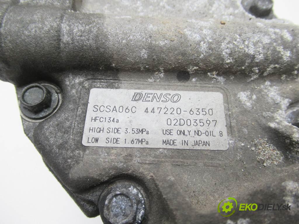 Toyota Corolla Verso  2002  2.0D-4D 116KM 01-04 2000 Kompresor klimatizácie 447220-6350 (Kompresory klimatizácie)