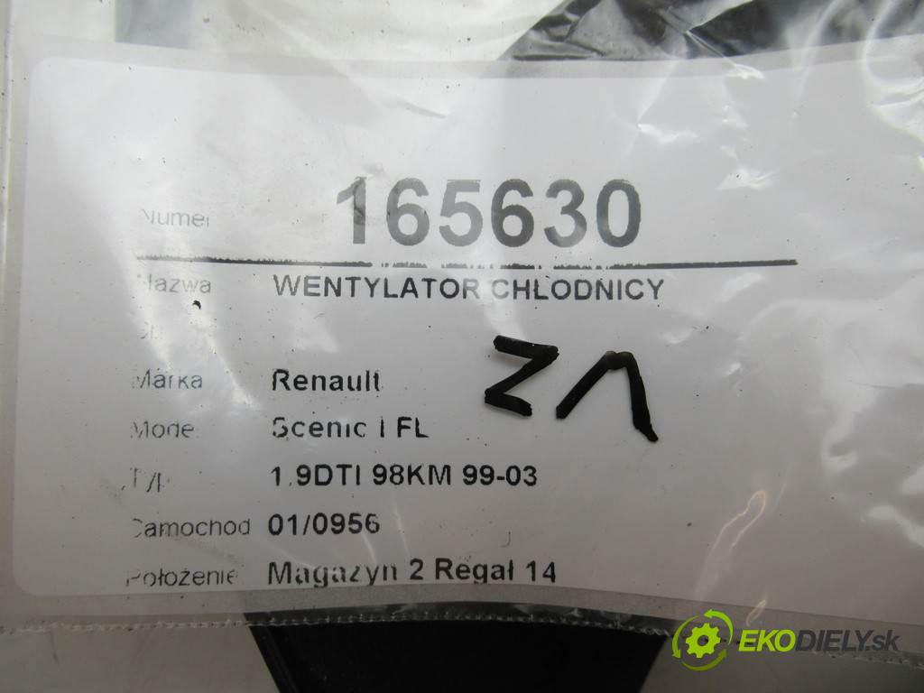 Renault Scenic I FL  1999  1.9DTI 98KM 99-03 1900 Ventilátor chladiča  (Ventilátory)