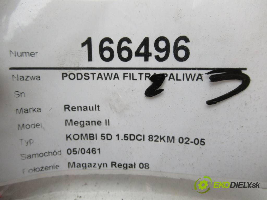 Renault Megane II  2004  KOMBI 5D 1.5DCI 82KM 02-05 1500 obal filtra paliva  (Kryty palivové)