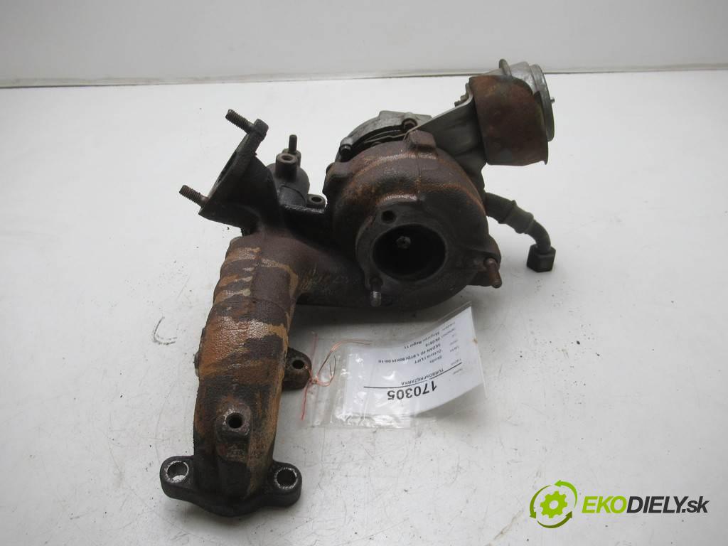 Skoda Octavia I LIFT  2003  SEDAN 4D 1.9TDI 90KM 00-10 1900 turbo 038255019C (Turbodúchadla (kompletní))