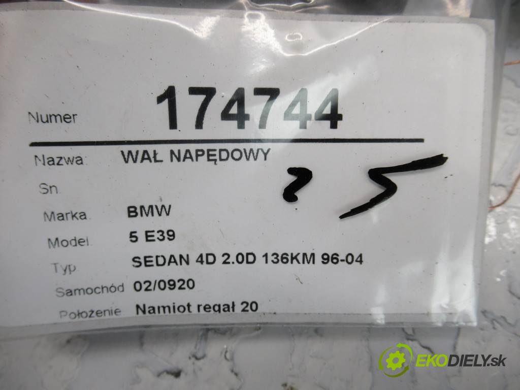 BMW 5 E39  2001  SEDAN 4D 2.0D 136KM 96-04 2000 Kardaň, hriadeľ hnací 7505672 (Kardaňové hriadele)