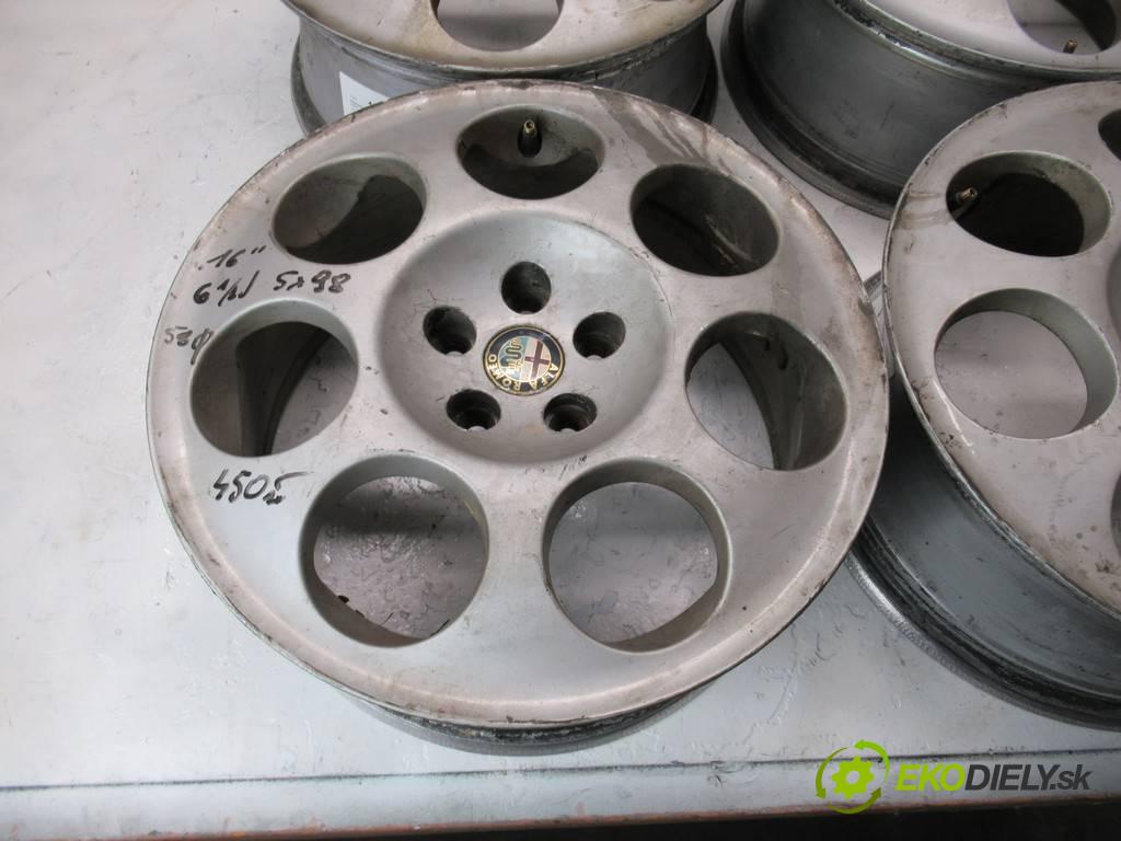 Alfa Romeo     16 6,5J 5X98 ET41,5  disky hliníkové - 16  (Hliníkové)