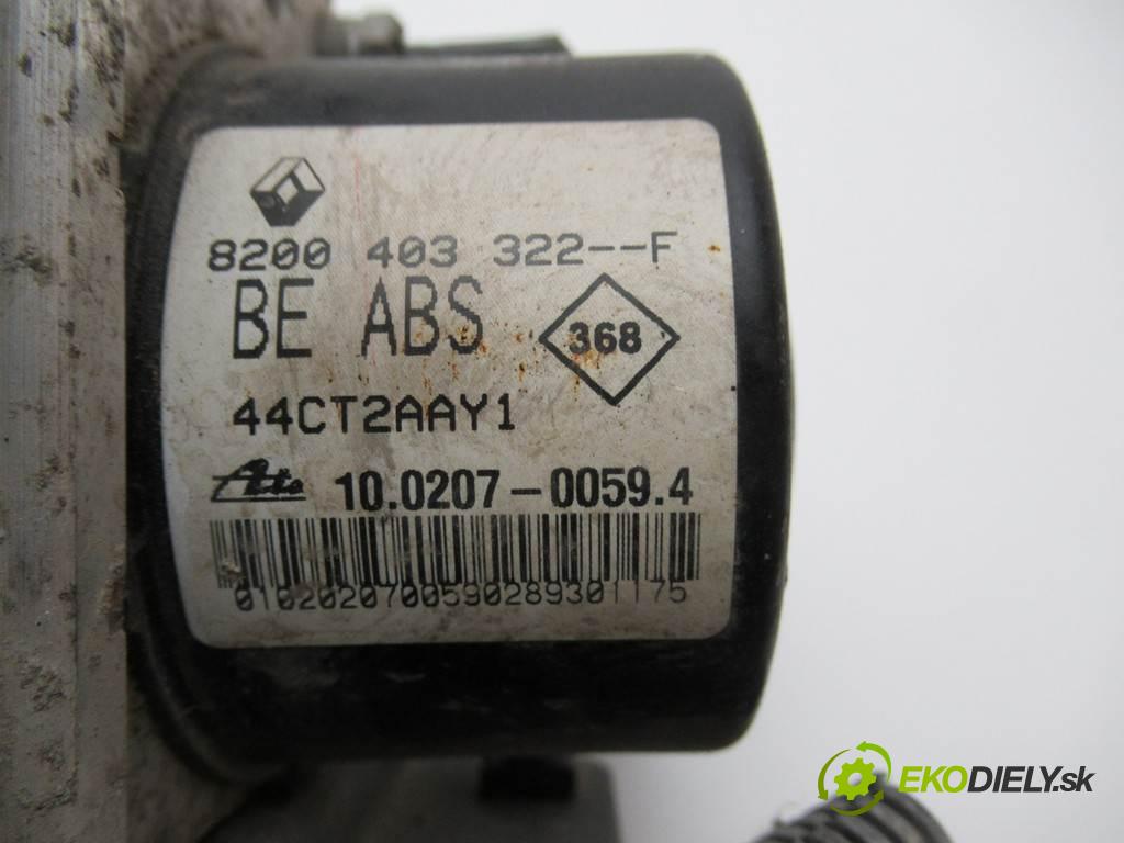 Renault Twingo II  2009 64 kW HATCHBACK 3D 1.5DCI 64KM 07-14 1500 Pumpa ABS 8200403322F (Pumpy ABS)