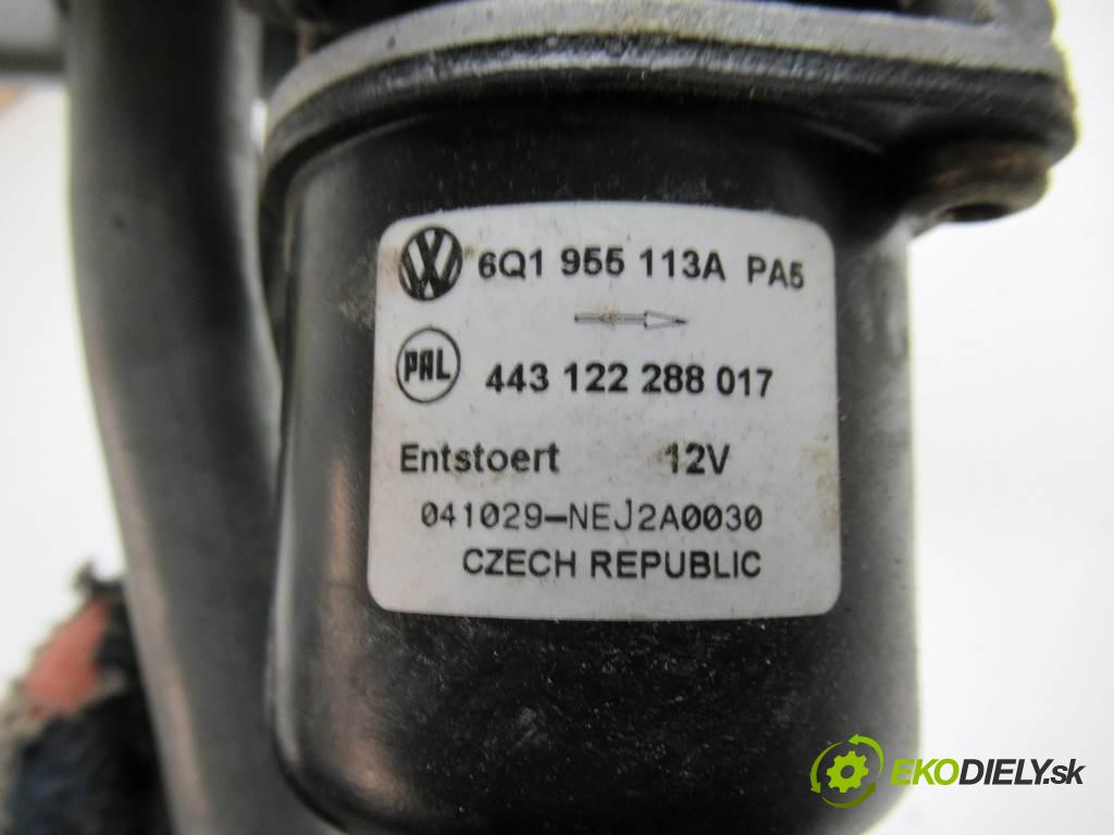 Volkswagen Polo IV 9N  2004  HATCHBACK 5D 1.2B 54KM 01-09 1200 Mechanizmus stieračov predný 6Q1955113A (Motorčeky stieračov predné)