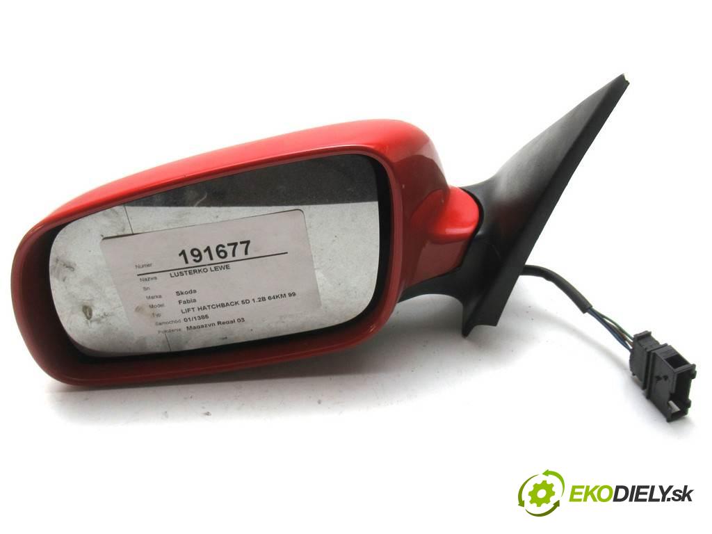 Skoda Fabia  2005  LIFT HATCHBACK 5D 1.2B 64KM 99-07 1200 Spätné zrkadlo ľave  (Ostatné)