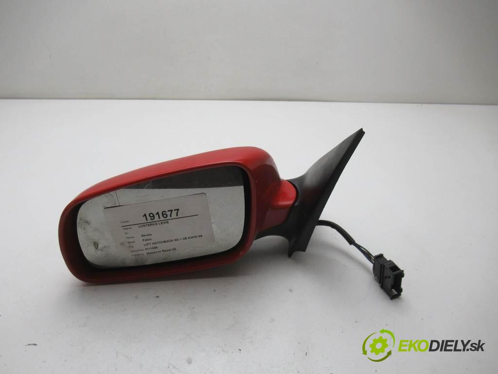 Skoda Fabia  2005  LIFT HATCHBACK 5D 1.2B 64KM 99-07 1200 Spätné zrkadlo ľave  (Ostatné)