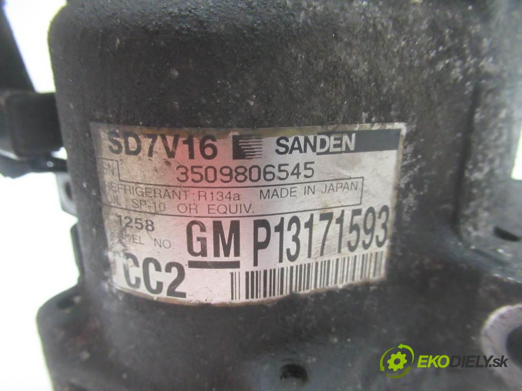 Saab 9-3 II  2005 150KM SEDAN 4D 1.9TID 150KM 02-07 1900 Kompresor klimatizácie P13171593 (Kompresory klimatizácie)