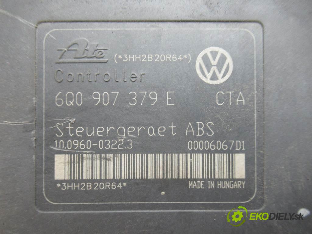 Volkswagen Polo IV 9N  2002  HATCHBACK 5D 1.4B 16V 75KM 01-09 1400 Pumpa ABS 6Q0614117C (Pumpy ABS)