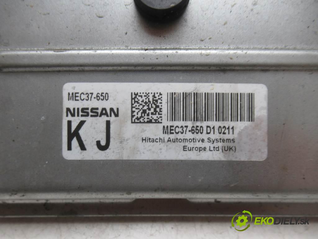 Nissan Note  2010 88KM LIFT 1.4B 88KM 06-12 1400 řídící jednotka motora MEC37-650 (Řídící jednotky)