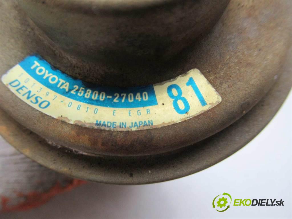 Toyota Corolla E12  2004  KOMBI 2.0D-4D 90KM 02-07 2000 ventil EGR 25800-27040 (Recirkulace spalin EGR)