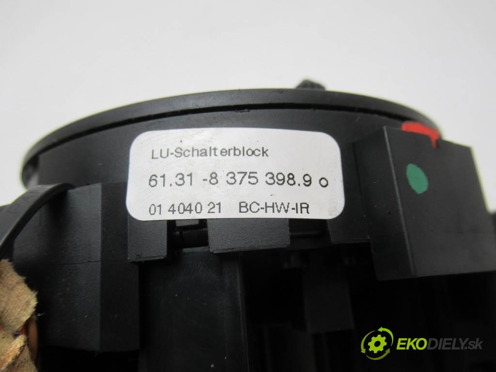 BMW X5    E53 4.4 8V 286KM 99-06  Prepínač kombinovaný 8375398 (Prepínače, spínače, tlačidlá a ovládače kúrenia)