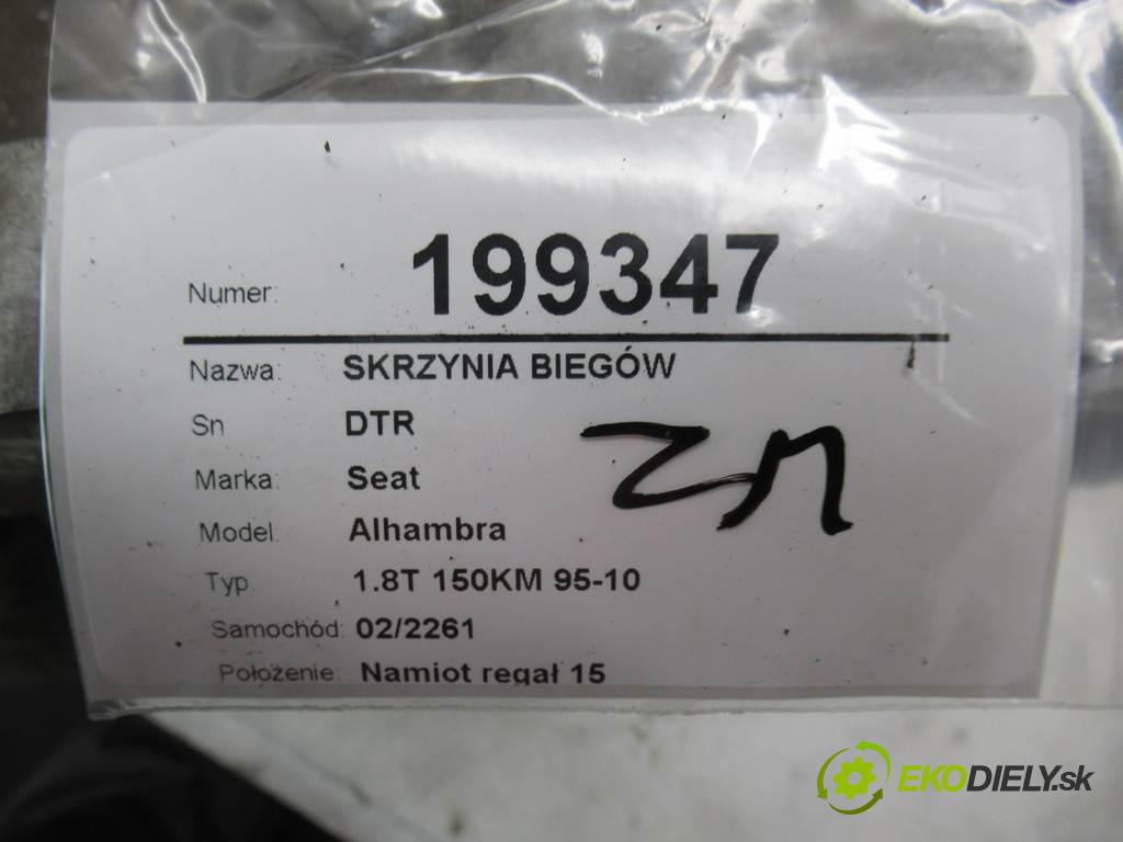 Seat Alhambra  1999  1.8T 150KM 95-10 1800 Prevodovka - DTR  987T-7002-AA (Prevodovky)