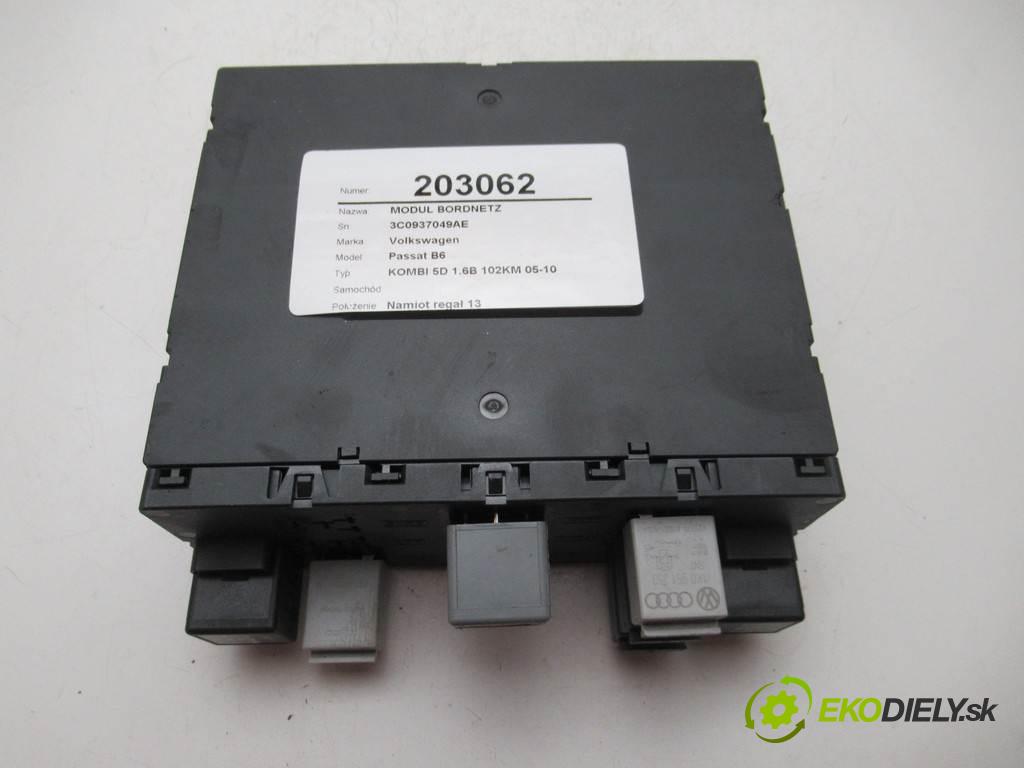 Volkswagen Passat B6    KOMBI 5D 1.6B 102KM 05-10  Modul BORDNETZ 3C0937049AE (Ostatné)