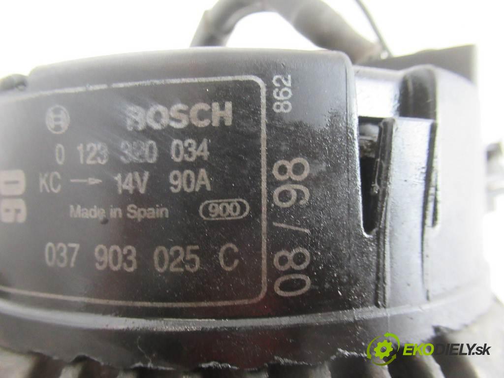 Audi A3 8L  1998  HATCHBACK 3D 1.8T 150KM 96-00 1800 Alternátor 037903025C (Alternátory)