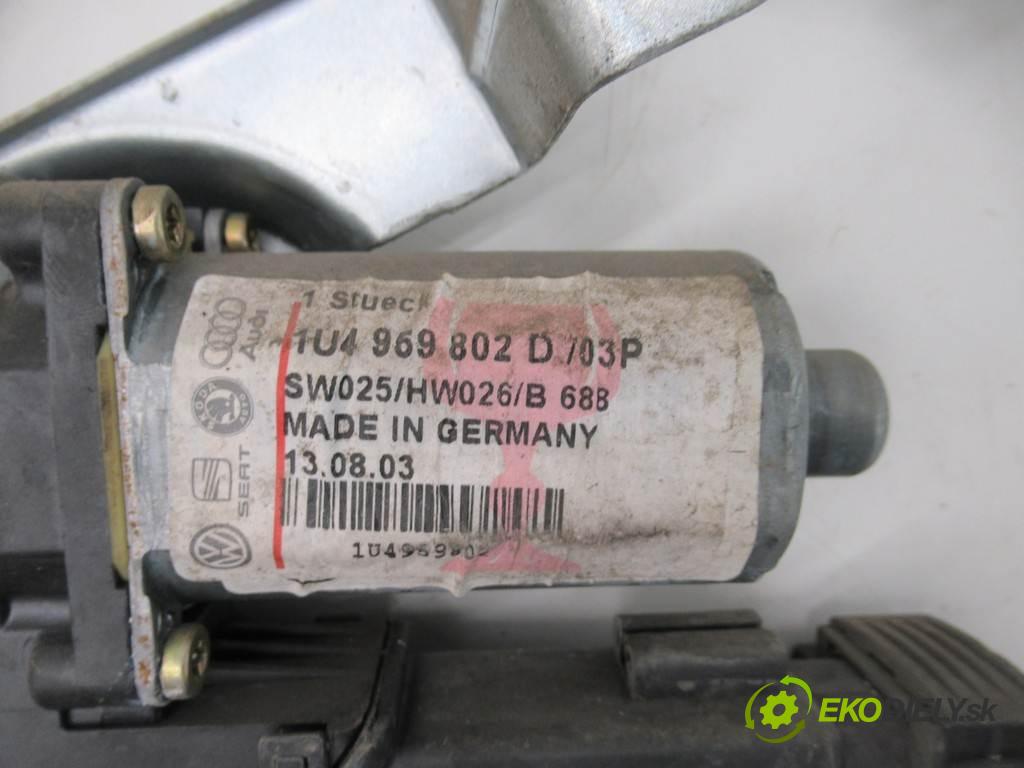 Skoda Octavia I LIFT  2002  SEDAN 4D 1.6B 101KM 00-10 1600 mechanismus okna přední část pravý 1U4959802D