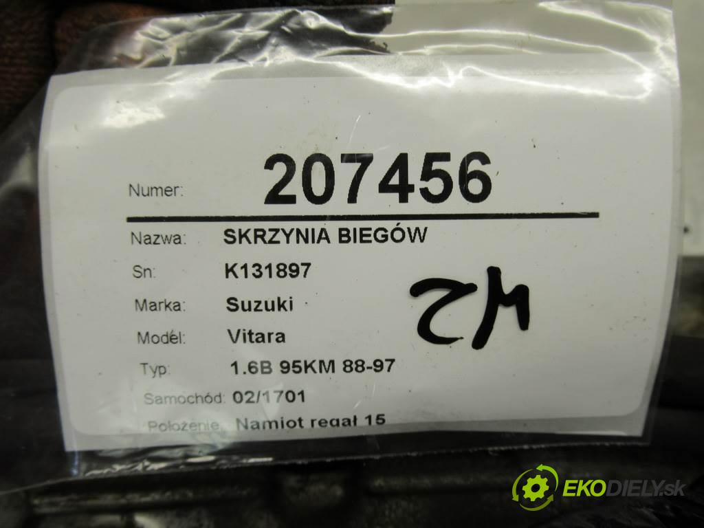 Suzuki Vitara  1989  1.6B 95KM 88-97 1600 Prevodovka - Reduktor K131897