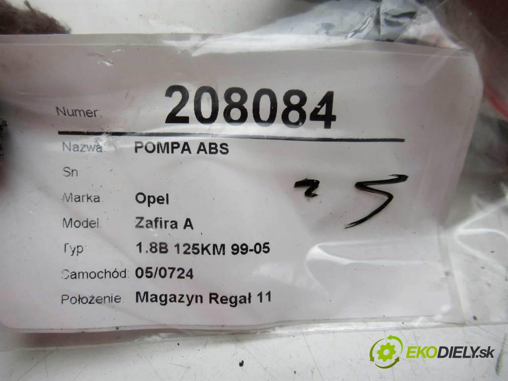 Opel Zafira A  2001  1.8B 125KM 99-05 1800 pumpa ABS 0273004517 (Pumpy brzdové)