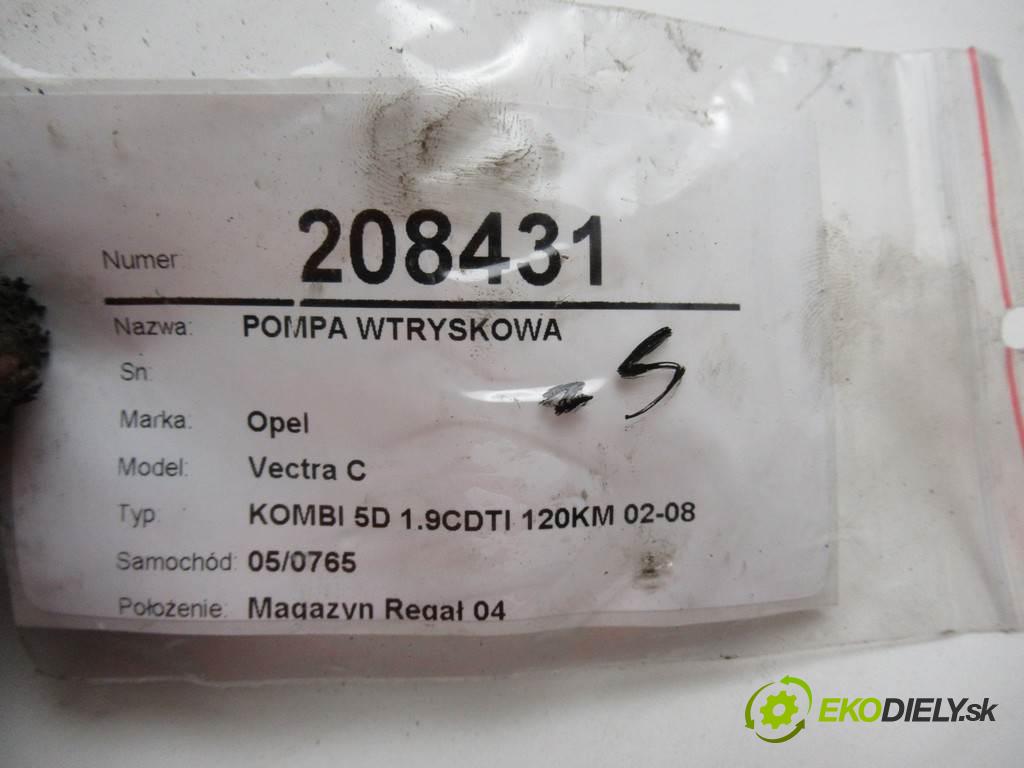 Opel Vectra C  2004  KOMBI 5D 1.9CDTI 120KM 02-08 1900 Pumpa vstrekovacia 0445010097 (Vstrekovacie čerpadlá)