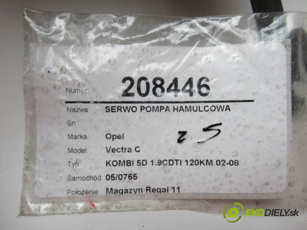 Opel Vectra C  2004  KOMBI 5D 1.9CDTI 120KM 02-08 1900 Posilovač Pumpa brzdová 13126709 (Posilňovače bŕzd)