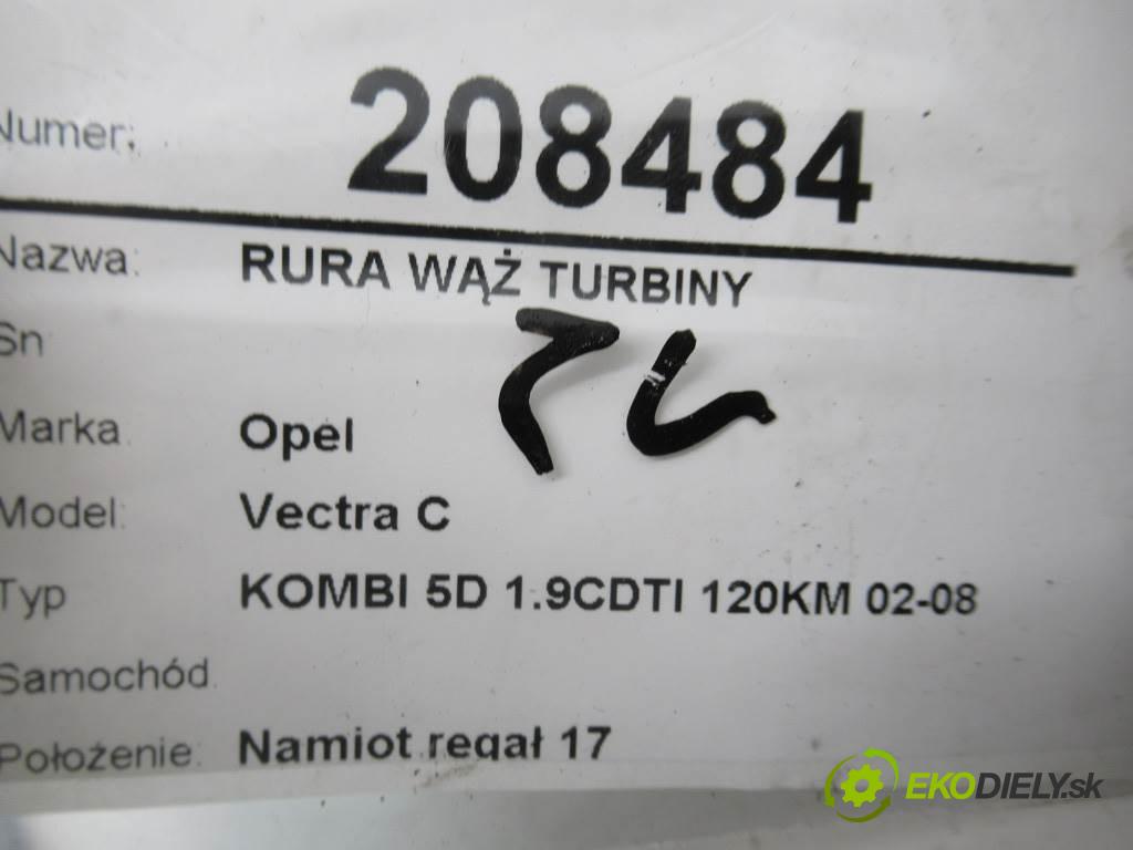 Opel Vectra C    KOMBI 5D 1.9CDTI 120KM 02-08  Rúra hadice turba 55352567 (Hadice intercoolera)