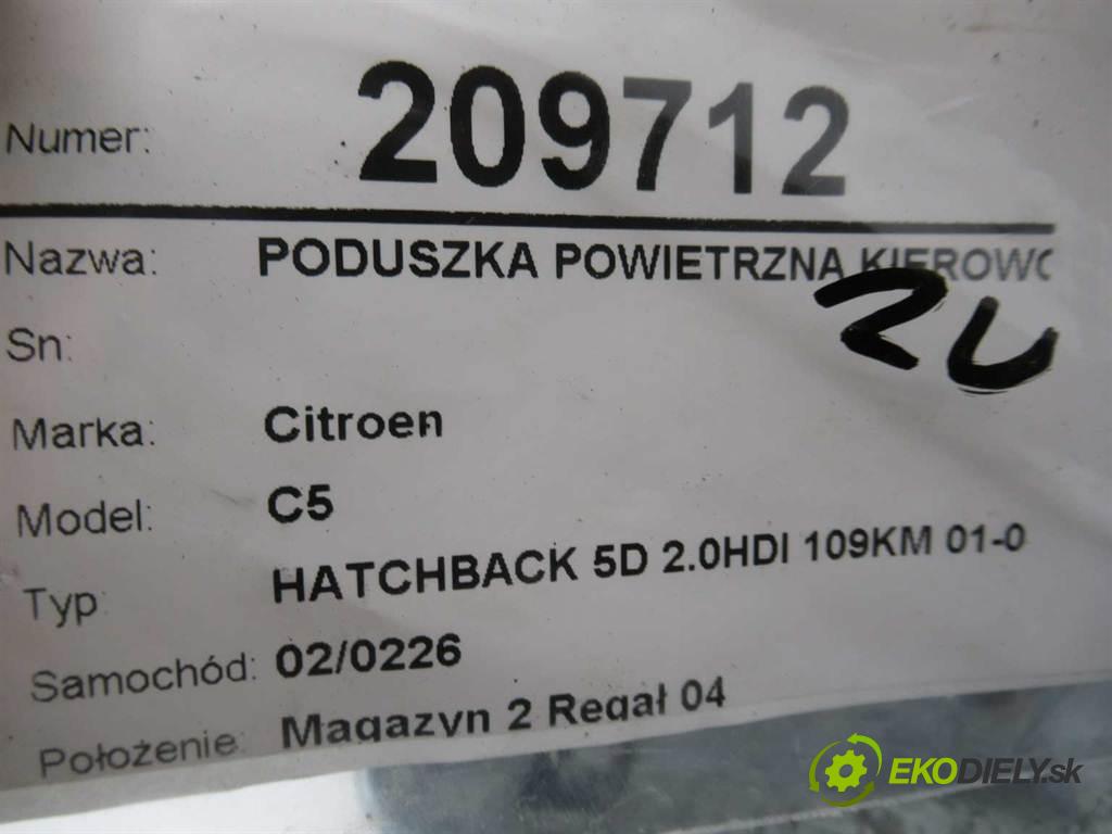 Citroen C5  2003  HATCHBACK 5D 2.0HDI 109KM 01-04 2000 AirBag - volantu  (Airbagy)