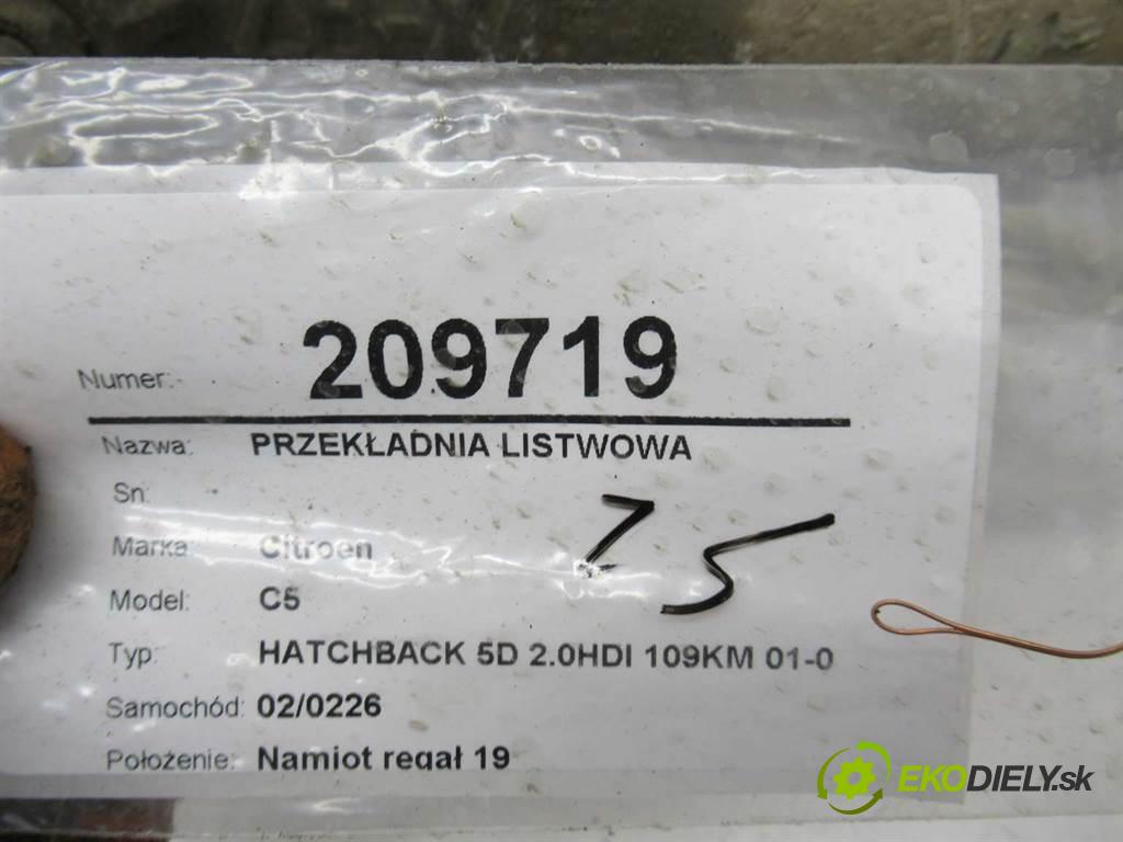 Citroen C5  2003  HATCHBACK 5D 2.0HDI 109KM 01-04 2000 riadenie - Z8-X4 (Riadenia)