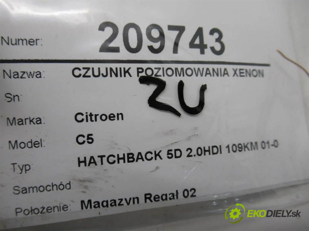 Citroen C5    HATCHBACK 5D 2.0HDI 109KM 01-04  snímač nastavení XENON 9641247280 (Snímače)