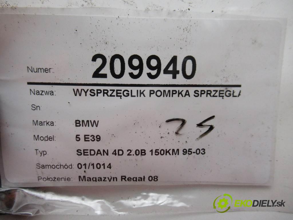 BMW 5 E39  1997  SEDAN 4D 2.0B 150KM 95-03 2000 Spojkový valec pumpa spojky  (Valce a ložiská)