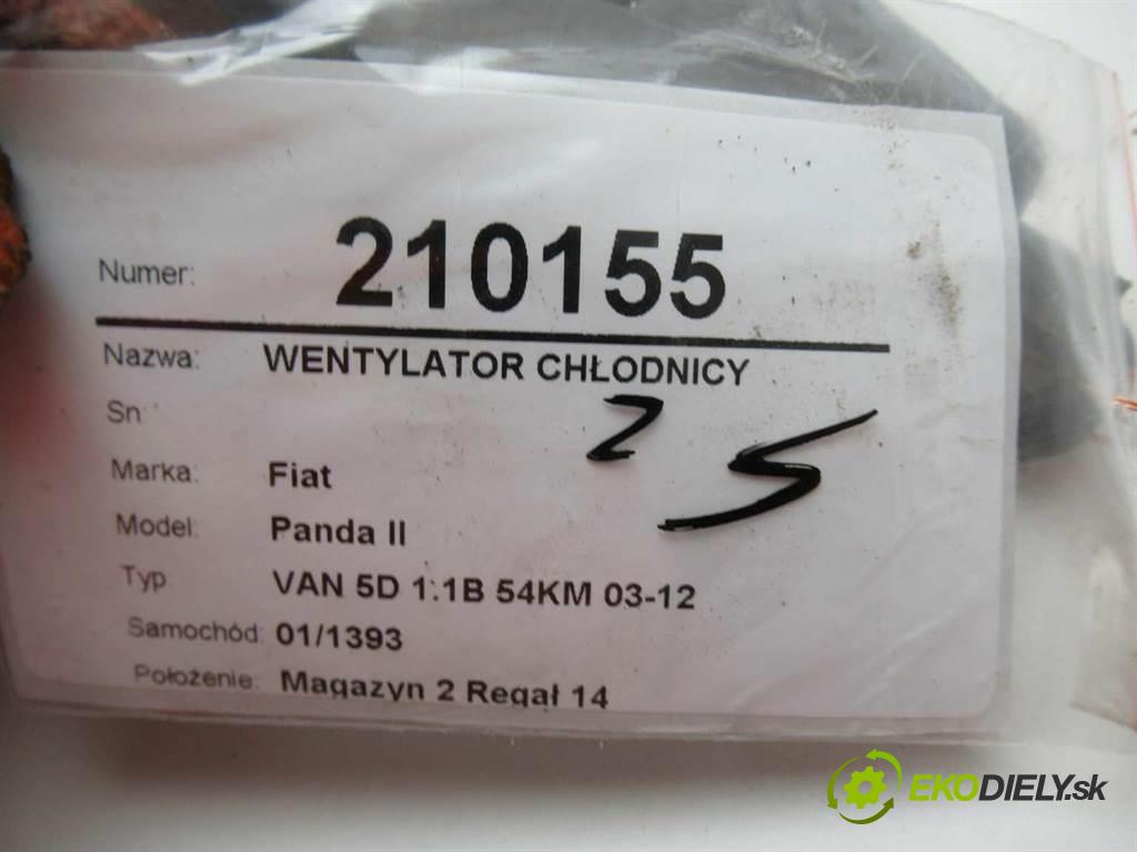 Fiat Panda II  2009  VAN 5D 1.1B 54KM 03-12 1100 ventilátor chladiče  (Ventilátory)