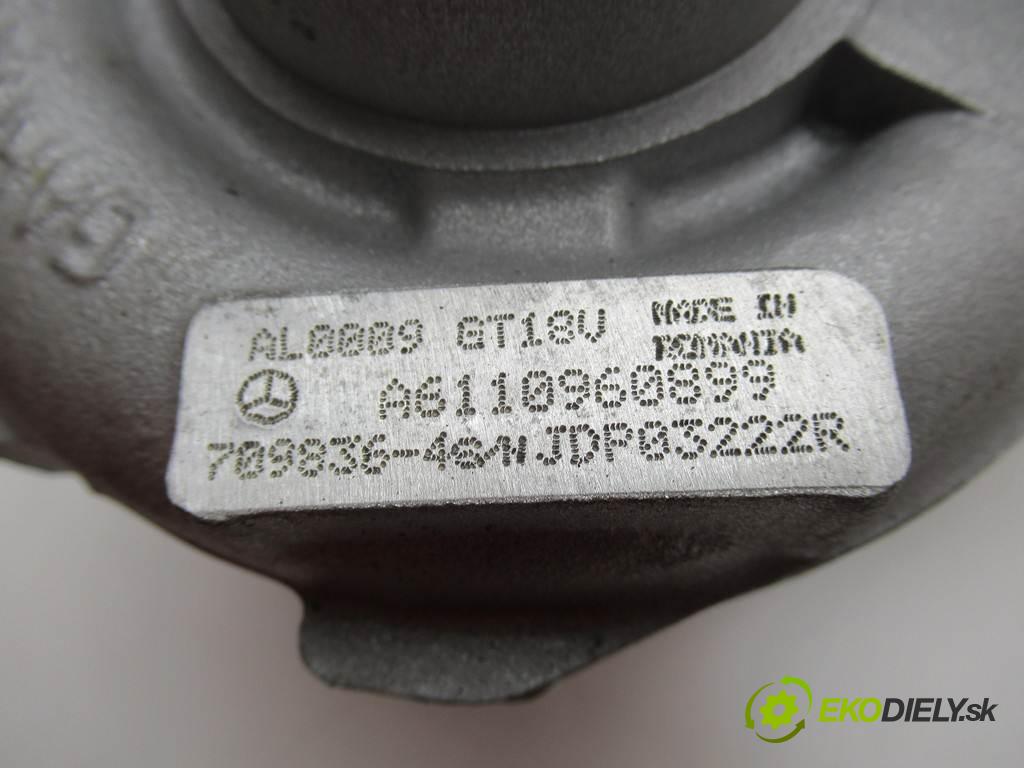 Mercedes-Benz Sprinter    2.2CDI  Turbodúchadlo,turbo A6110960899 (Turbodúchadlá (kompletné))