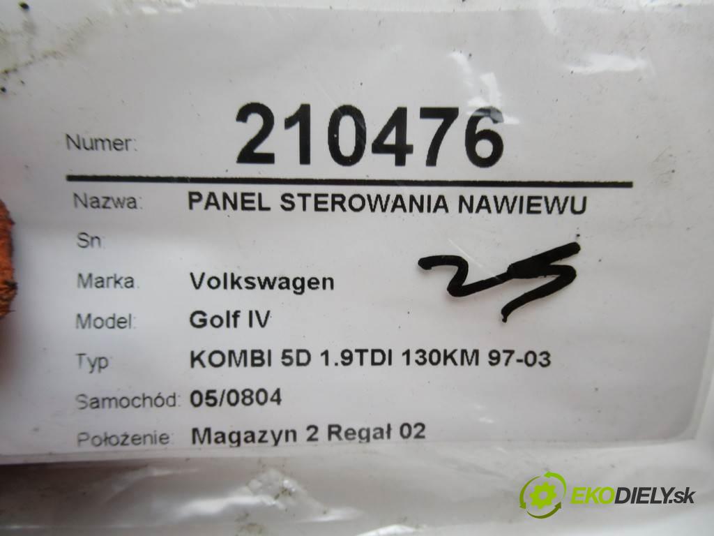 Volkswagen Golf IV  2003  KOMBI 5D 1.9TDI 130KM 97-03 1900 Panel ovládania kúrenia  (Prepínače, spínače, tlačidlá a ovládače kúrenia)