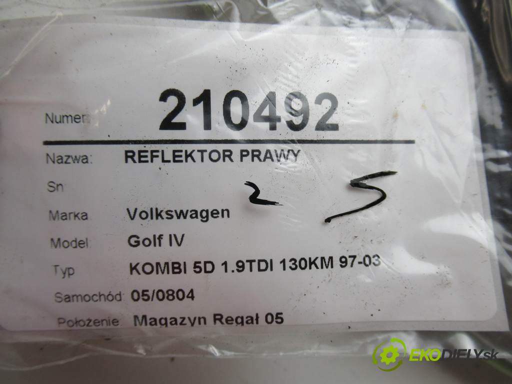 Volkswagen Golf IV  2003  KOMBI 5D 1.9TDI 130KM 97-03 1900 Svetlomet pravy  (Pravé)