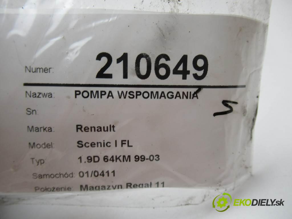 Renault Scenic I FL  2000 75 kw 1.9D 64KM 99-03 1900 Pumpa servočerpadlo 7700840106 (Servočerpadlá, pumpy riadenia)